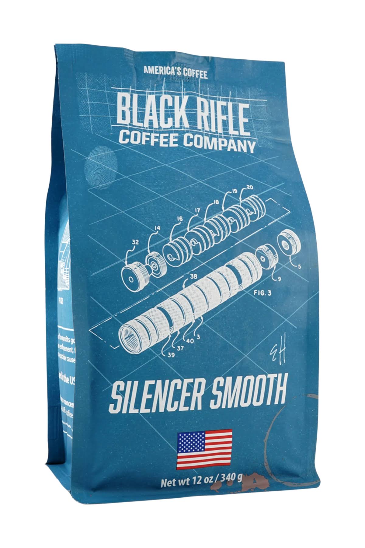 Black Rifle Coffee Company SILENCER Smooth 2.0 Ground Coffee