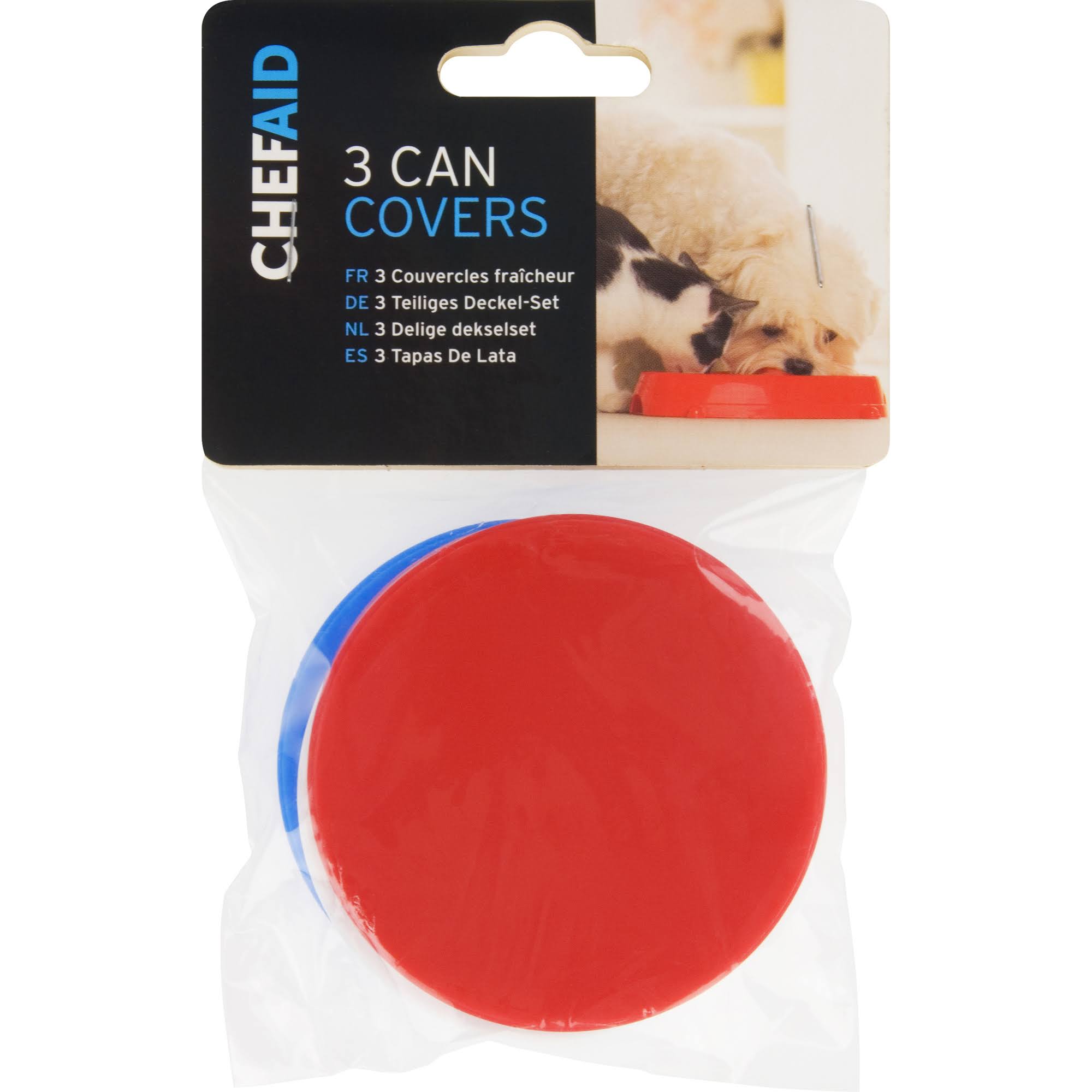 Chef Aid Pet Can Covers - 7.5cm, 3pk