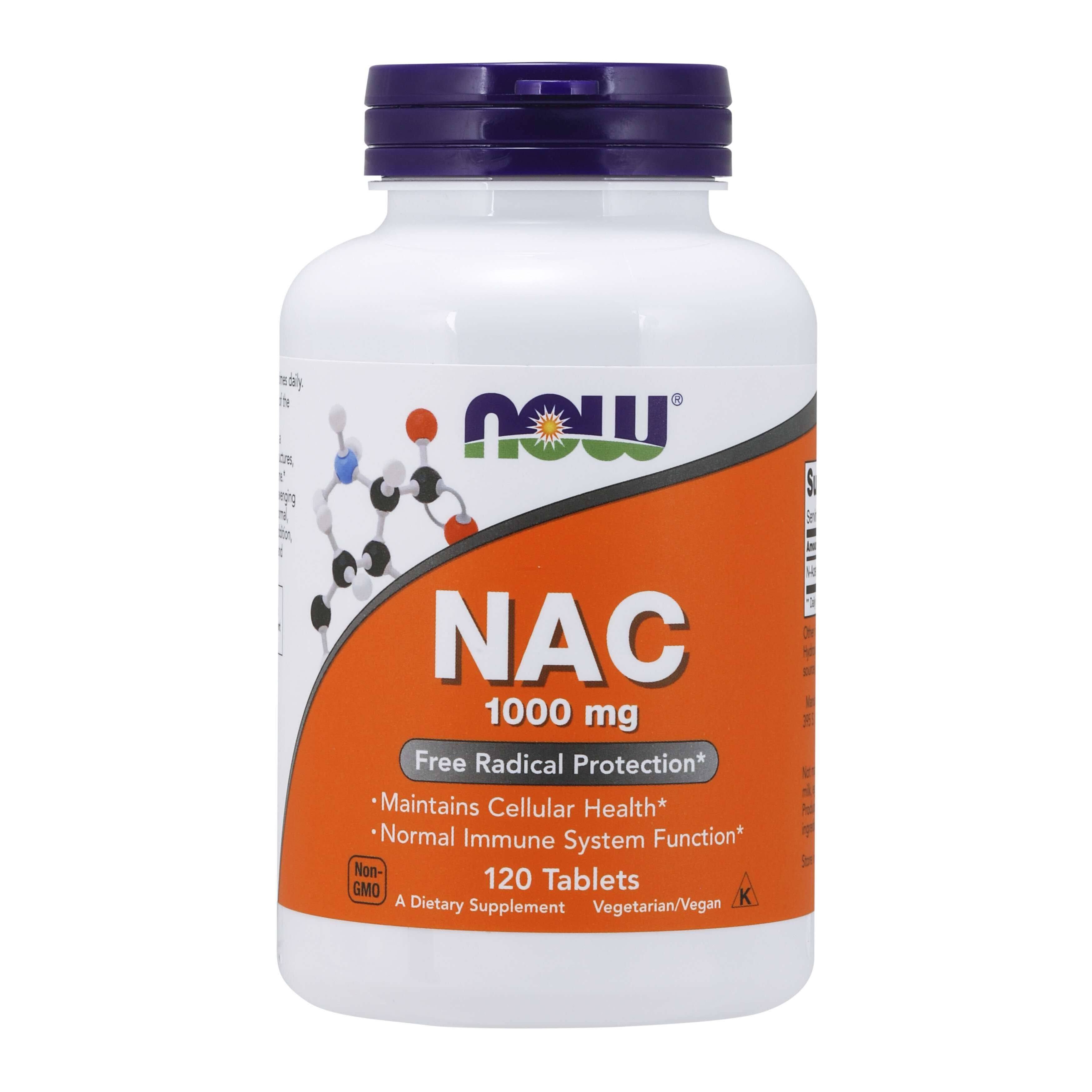 Now Foods NAC Radical Protection Dietary Supplement - 120 Tablets