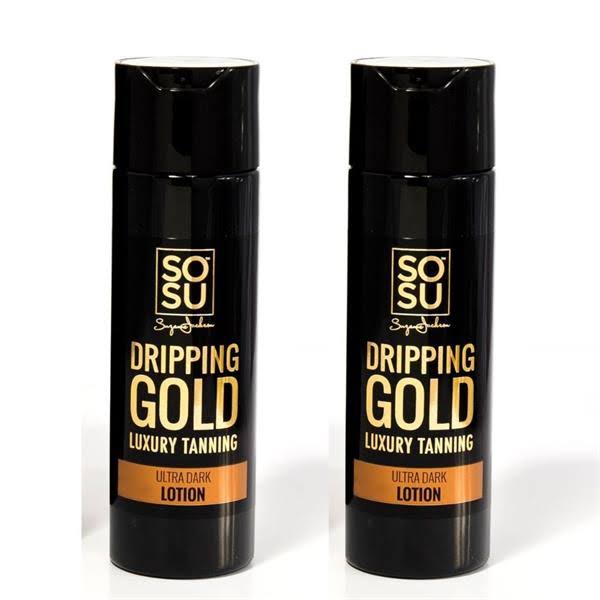 Sosu Dripping Gold Tan Ultra Dark Lotion Twin