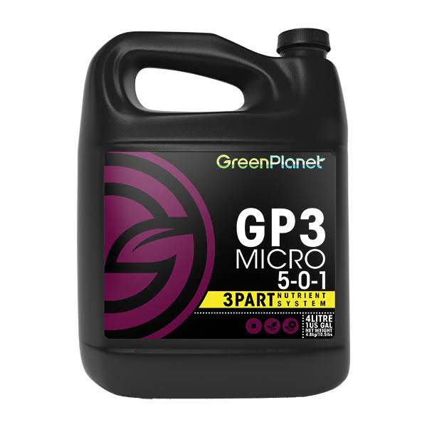 Green Planet Nutrients: GP3 Micro, 4L