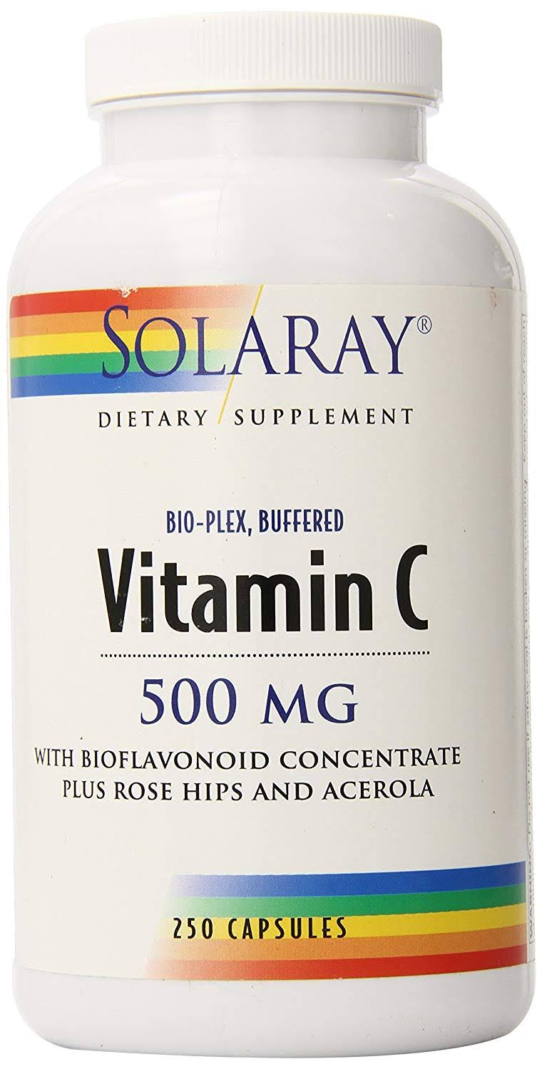 Solaray Vitamin C Bio-Plex Buffered Dietary Supplement - 250 Capsules