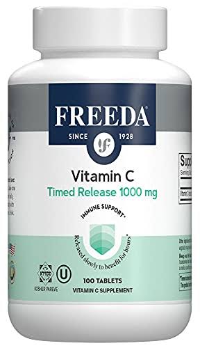 Freeda Kosher Vitamin C Time Release 1000 mg. - 100 Tab