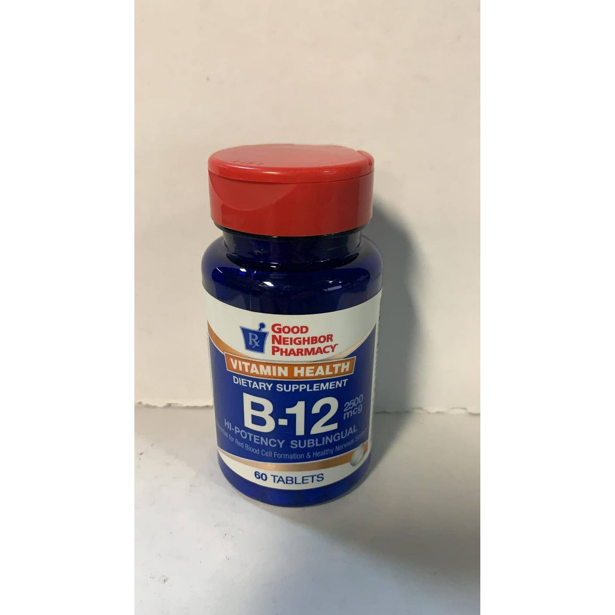 GNP Vitamin B-12 2500 mcg Sublingual - 60 Tablets