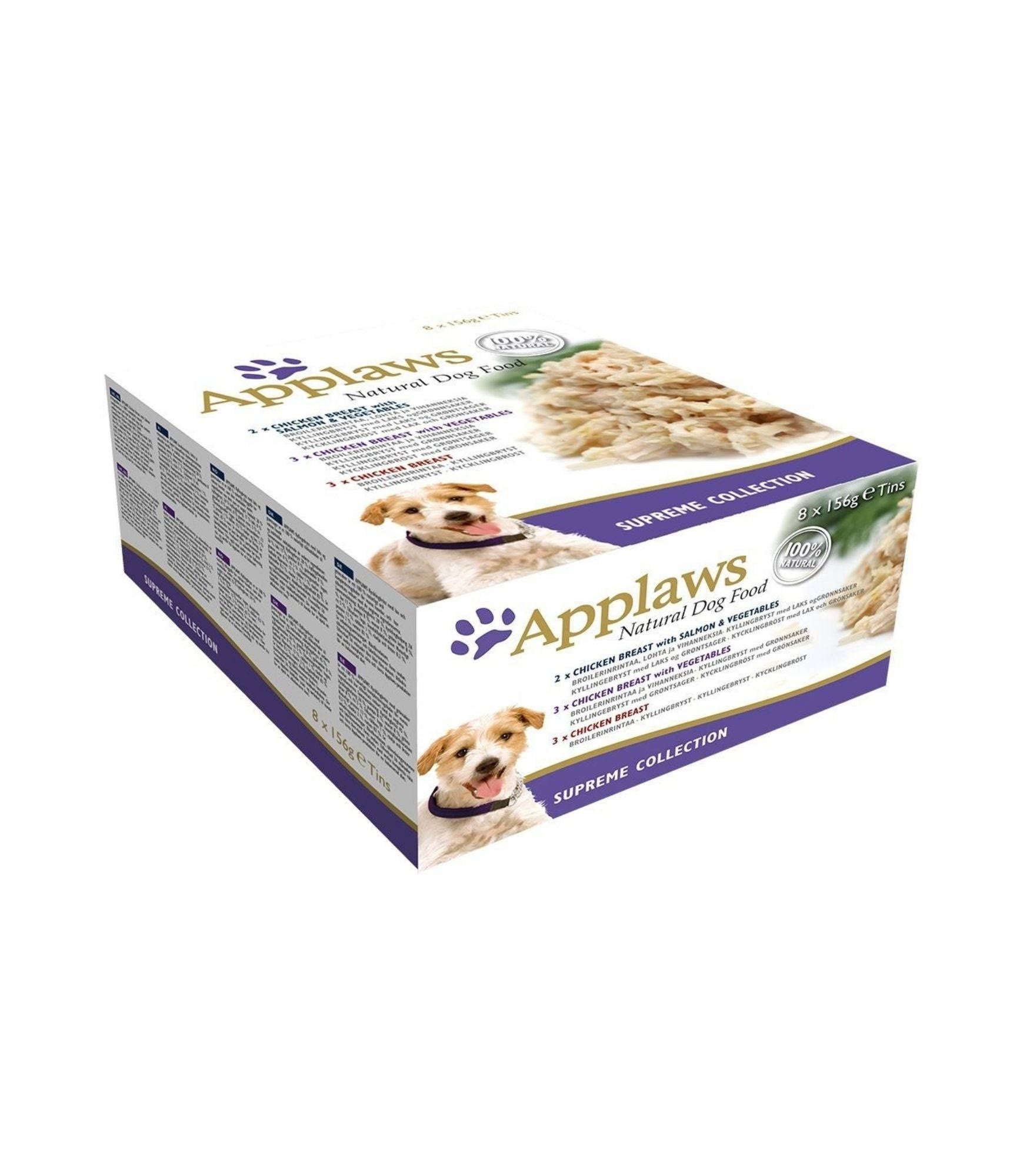 Applaws Supreme Collection Multipack Can Adult Dog Food - 156g x 8