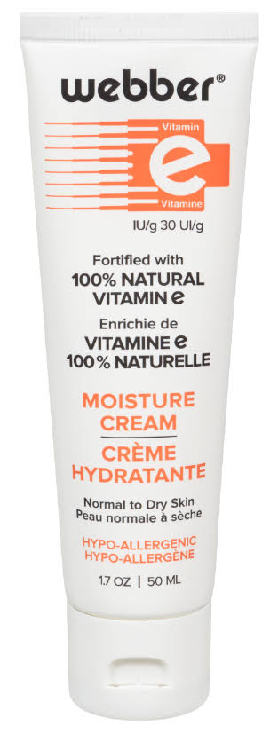 Webber Vitamin E Moisture Cream - 50ml, Normal to Dry Skin
