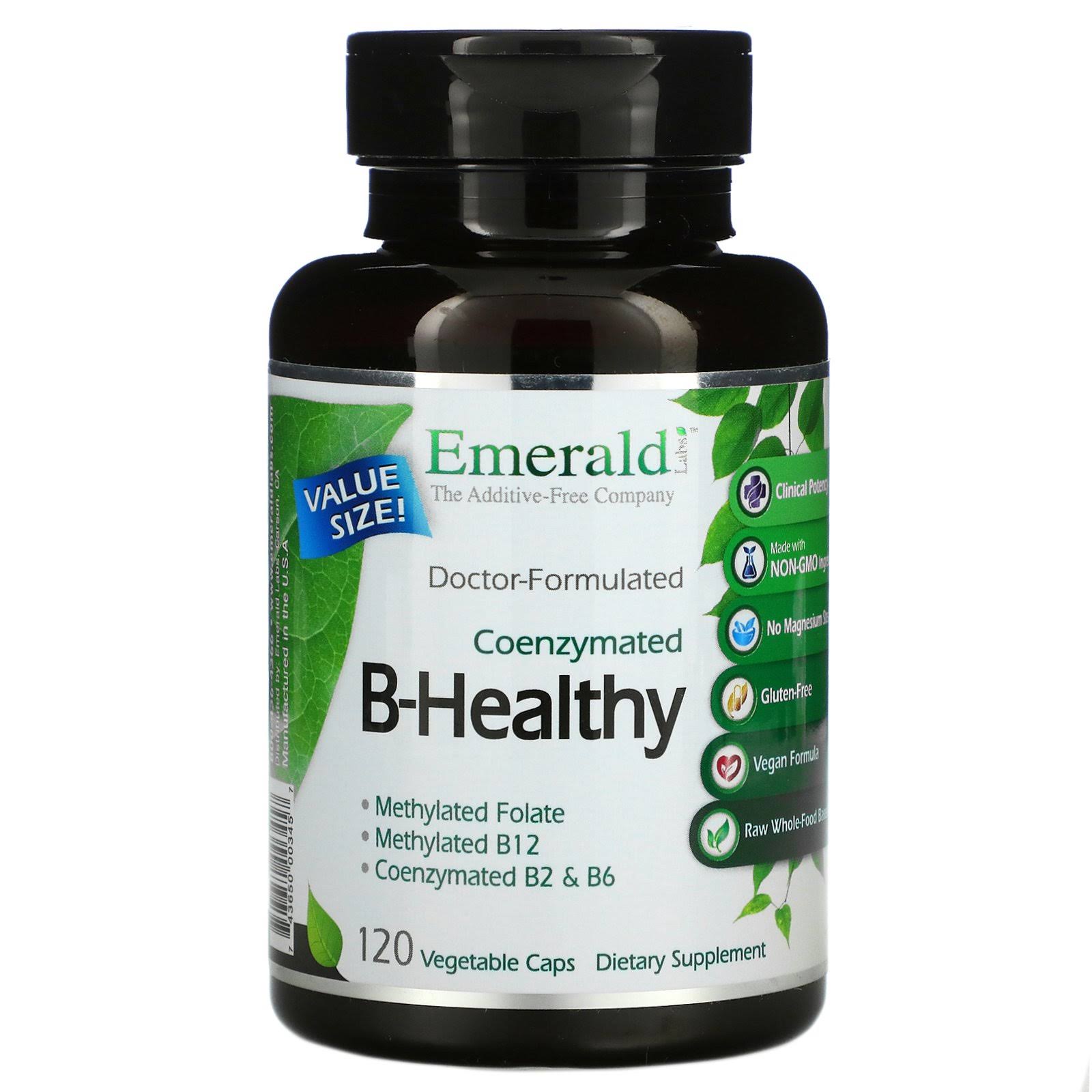 Emerald Labs CoEnzymated Vitamin B Healthy Complex - 120 Capsules