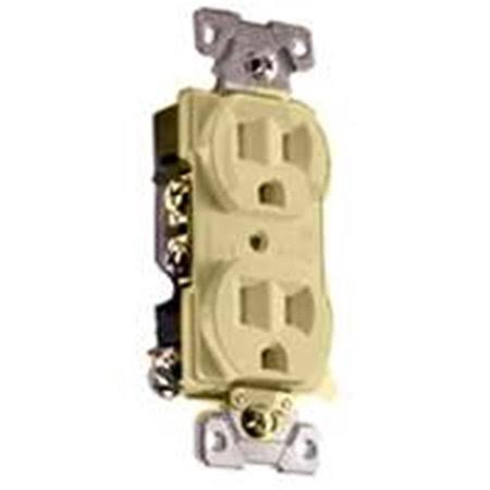 Eaton Wiring Devices 827V Duplex Receptacle - Ivory, 15A, 2 Poles