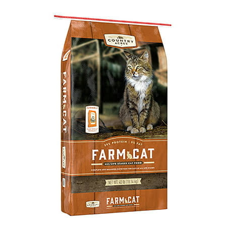 Purina Animal Nutrition 3006751-705 Country Acres Farm Cat 40lb, Size: 40 lbs