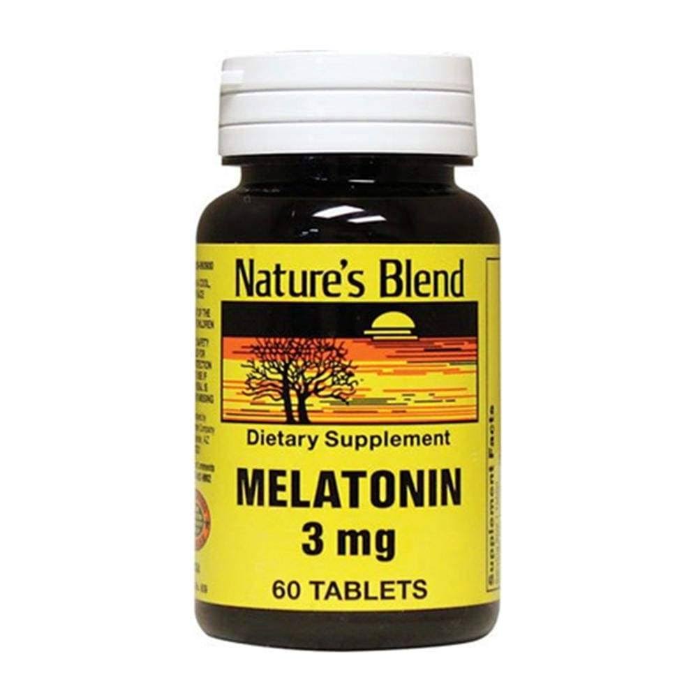 Nature's Blend Melatonin 3mg Tablets - x60