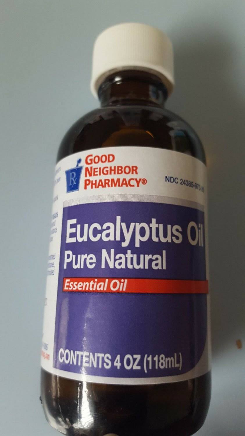 GNP Eucalyptus Oil Pure Natural Liquid 4 oz