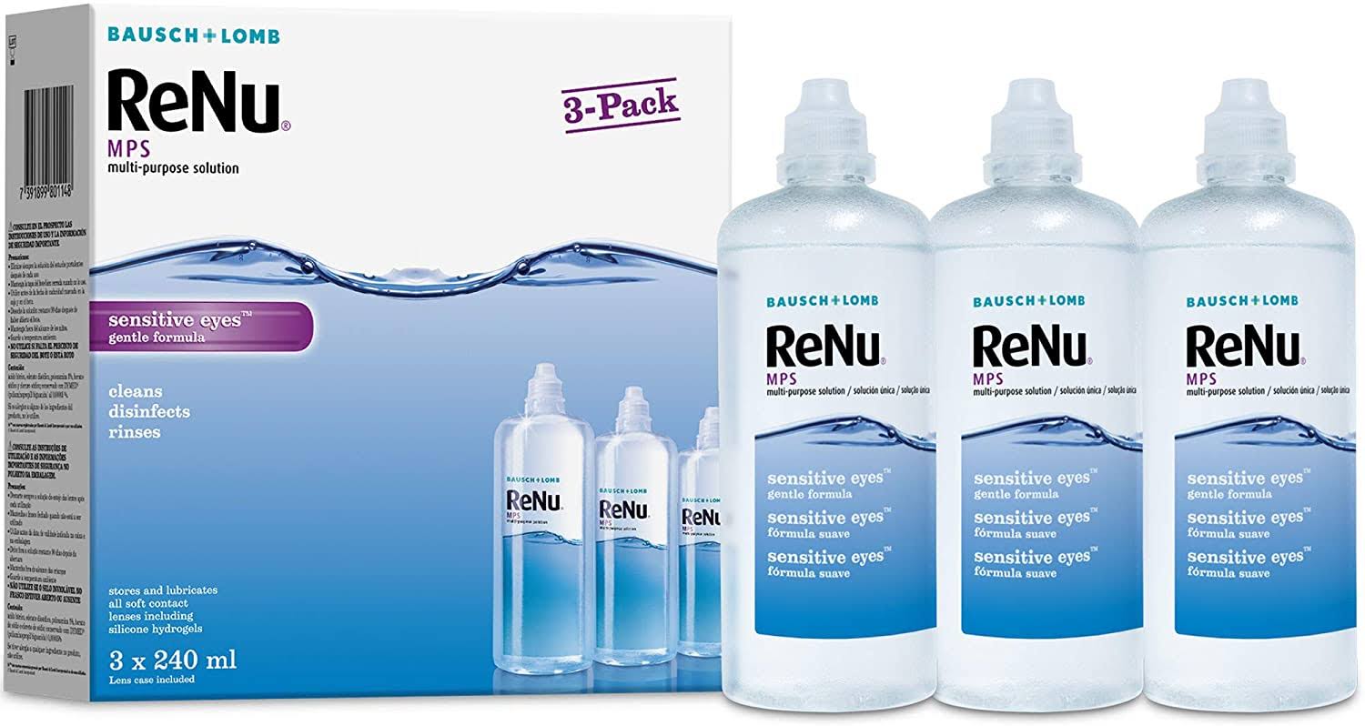 Bausch & Lomb ReNu MPS Multi Purpose Contact Lens Solution for Sensitive Eyes
