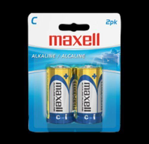 Maxell 723320 Alkaline Battery - C Cell, 2pk