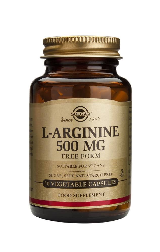 L-Arginine Dietary Supplement - 50 Capsules