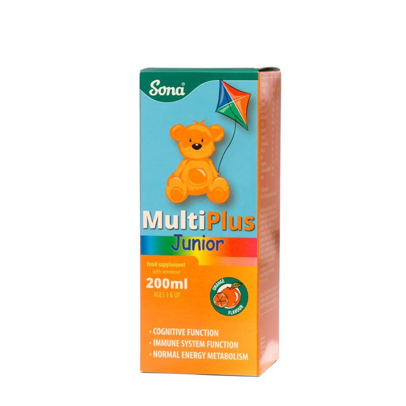 Sona MultiPlus Junior Orange Flavour - Size-200ml