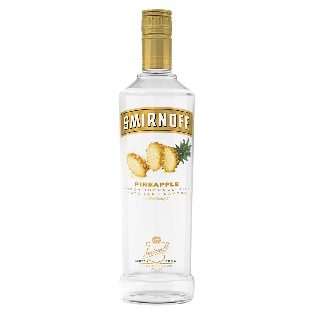 Smirnoff Vodka, Twist of Pineapple - 750 ml