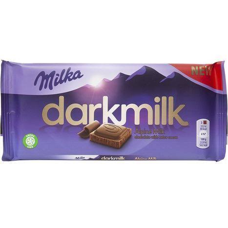 Dark Chocolate Milka Darkmilk, 85 G / 3 oz
