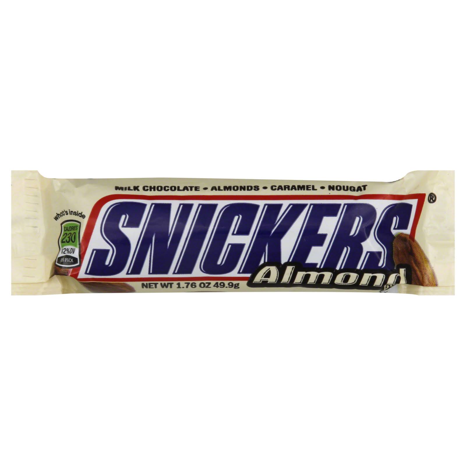 Snickers Almond Chocolate Bar - 49.9g