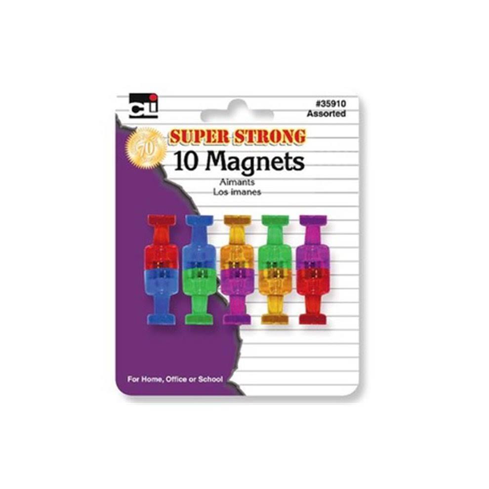 Charles Leonard CHL35910 Super Strong Magnets - 10pk