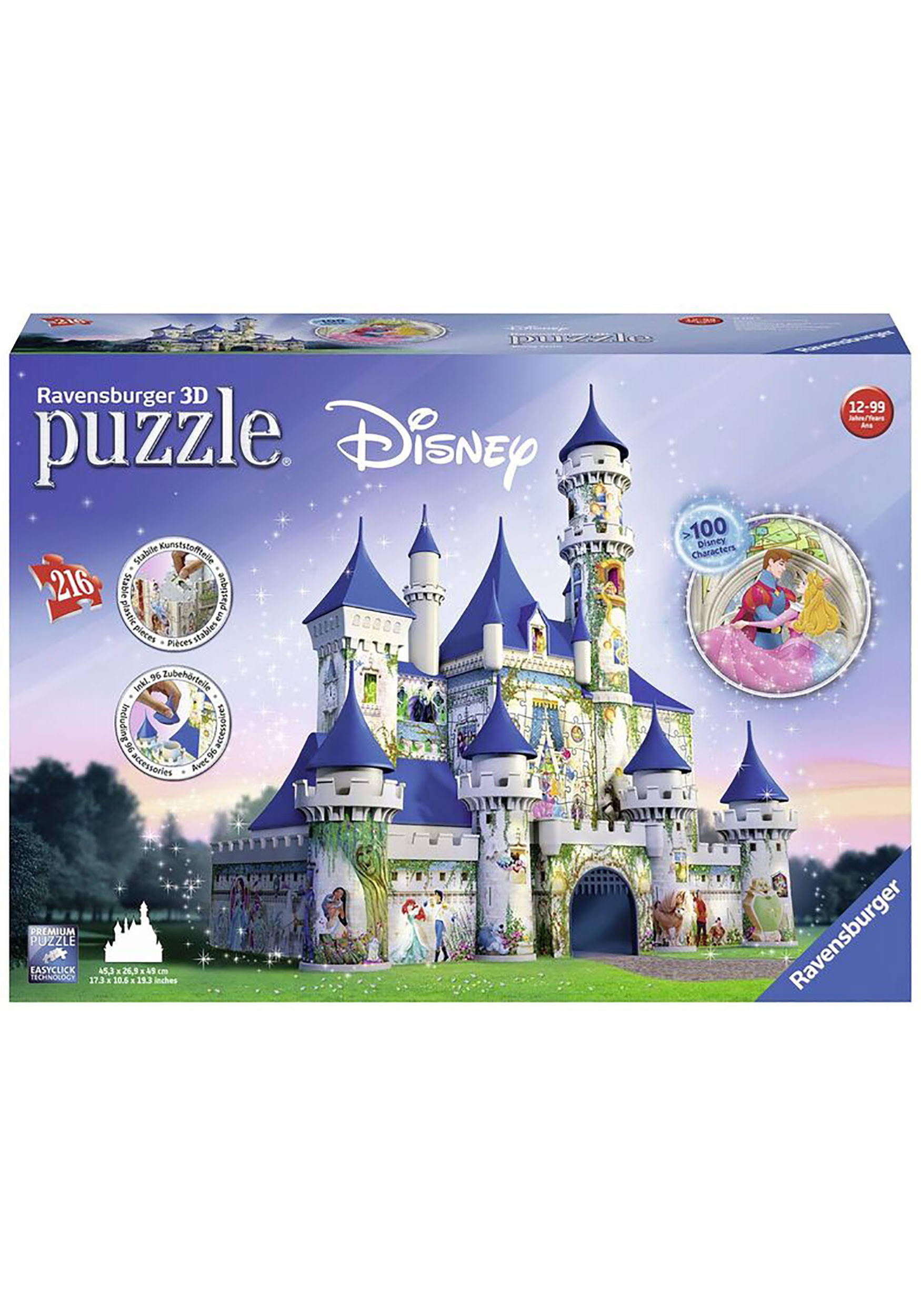 Ravensburger Disney 3D Castle Jigsaw Puzzle - 216pcs