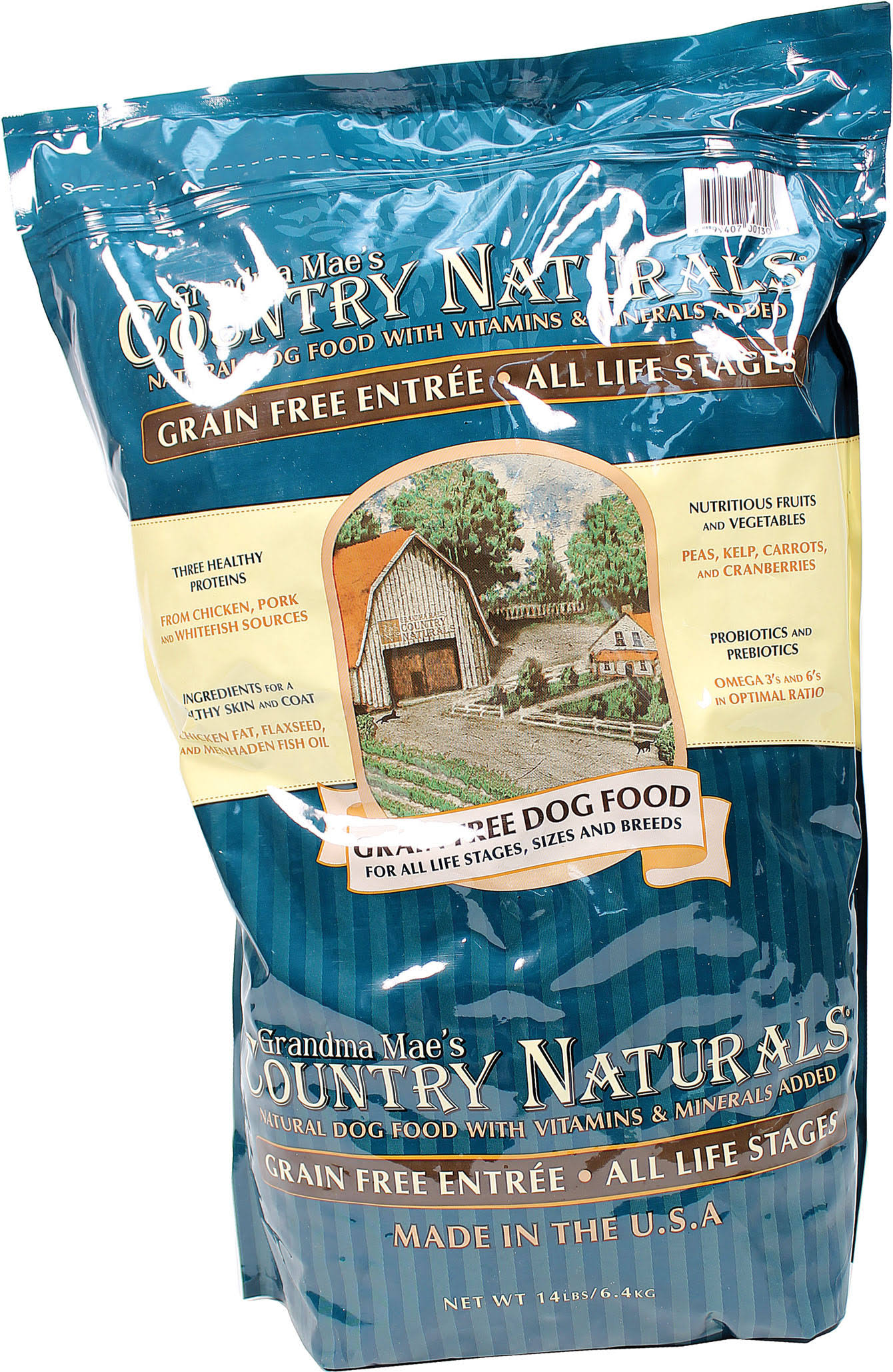 Grandma Mae S Country Nat Grain Free Dog Food Chicken 14 lb