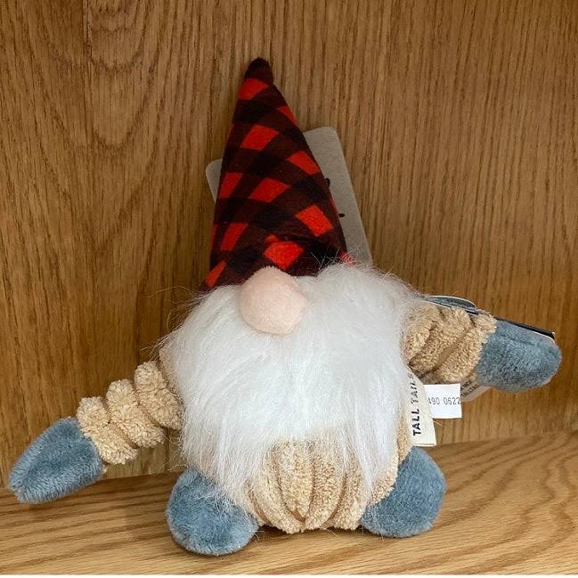 Tall Tails Gnome Squeaker Dog Toy, 7-in