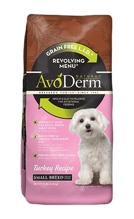 Avoderm Natural Revolving Menu Dog Food - Small Breed, Turkey, 4lbs