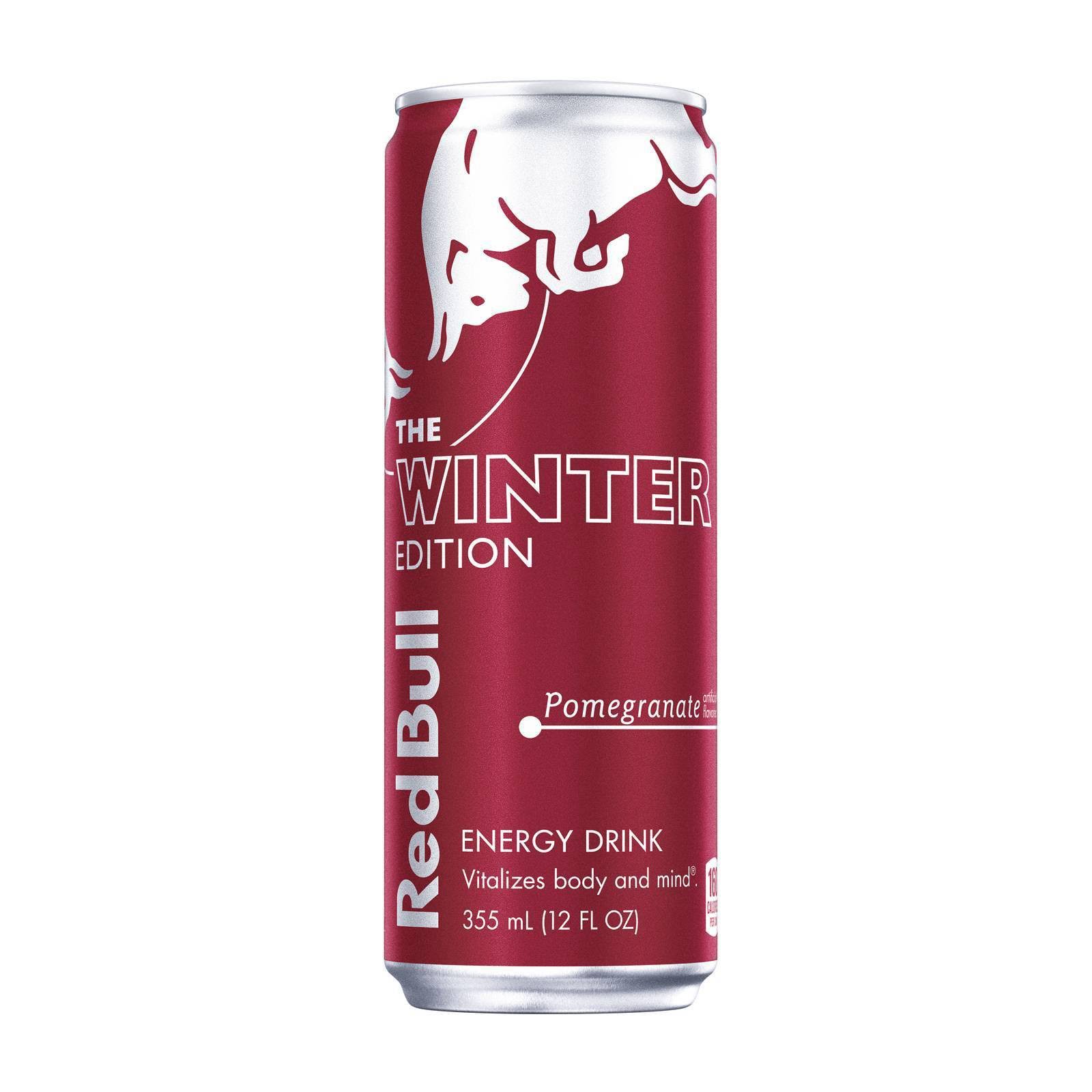 Red Bull Pomegranate Flavored Winter Edition Energy Drink - 12 fl oz