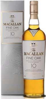 Macallan Fine Oak 10 Year Old Single Malt Scotch Whisky - 750 ml bottle