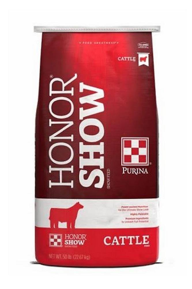 Purina 3004538-506 Honor Show Fitter's Edge Beef Cattle Feed in 50 Pounds Pack