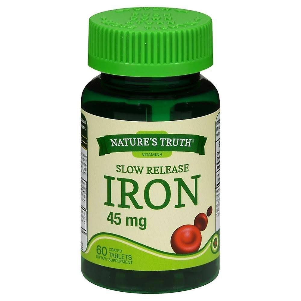 Nature's Truth Iron,45 mg,60 Tabs (Pack of 1)