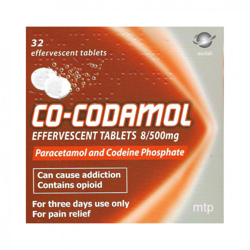 Co Codamol Effervescent Tablets - 8 500mg, 32ct