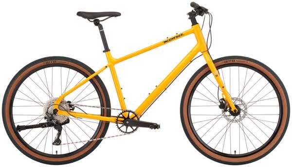 Kona Dew Plus 2022 Bike-Gloss Kodak Yellow-Large