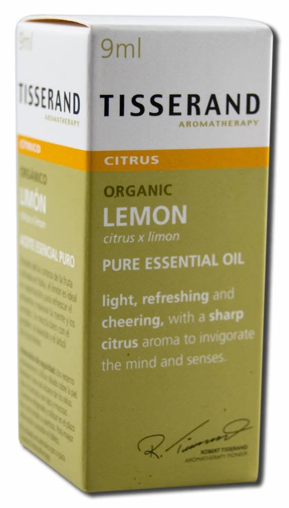 Tisserand Aromatherapy Organic Pure Essential Oil - Lemon, 9ml