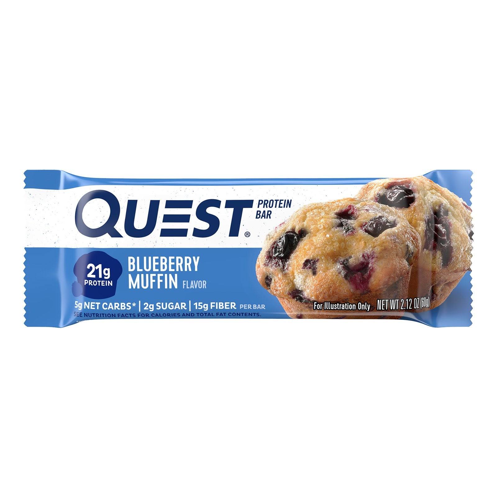 Quest Protein Bars 1 Bar 60grams / Blueberry Muffin