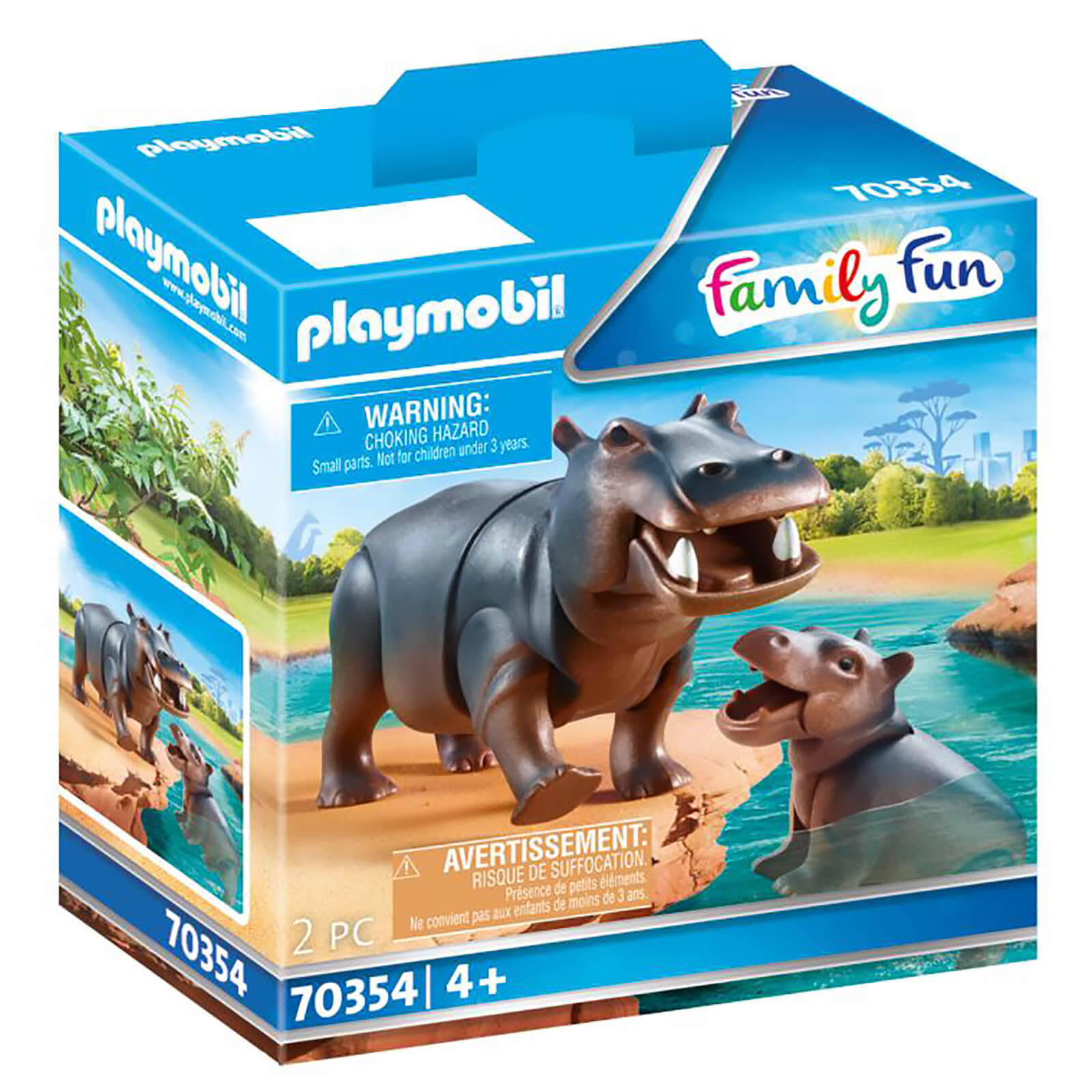 Playmobil 70354 Hippo with Calf