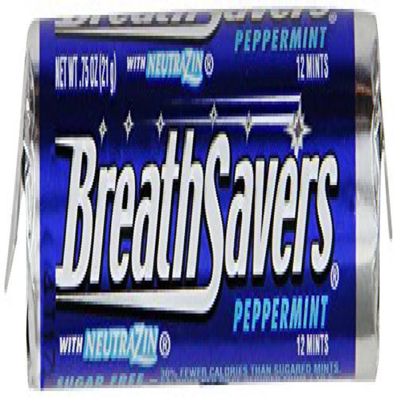 Breath Savers Mints - Peppermint, 0.75oz