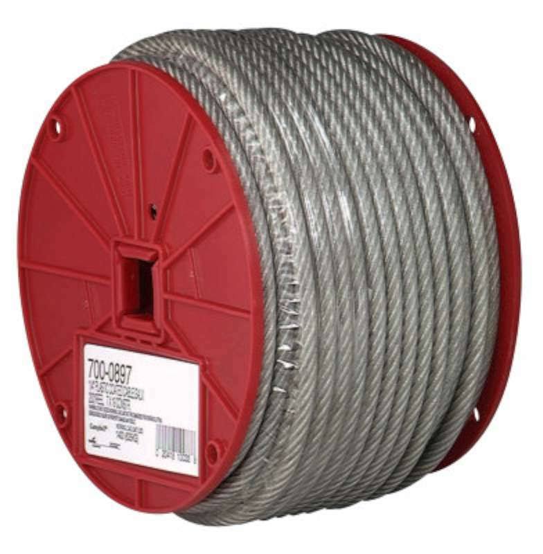 Campbell Chain Vinyl Coated Cable - 1/8", 250'