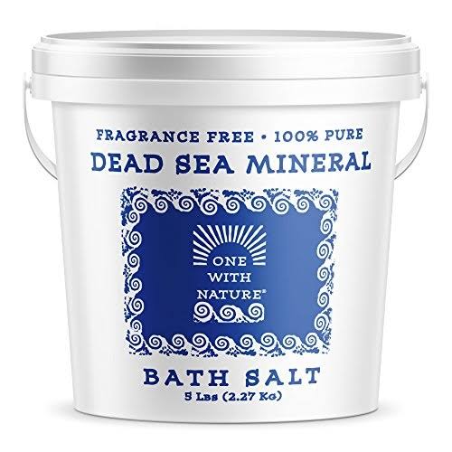 One With Nature Fragrance Free Bath Salt - 32oz