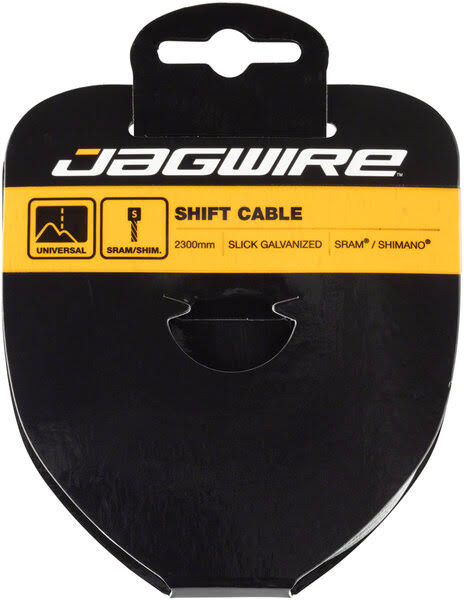 Jagwire Slick Galvanized Derailleur Wire - 3100mm, Shimano Head