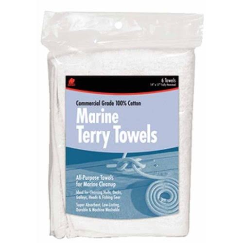 Buffalo 60248 Marine Cotton Terry Towels - 3pk