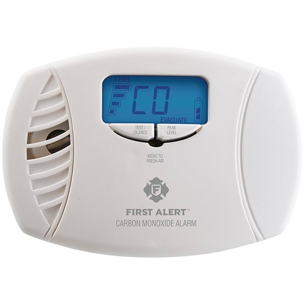First Alert Plug In Electrochemical Carbon Monoxide Alarm - White, 120V