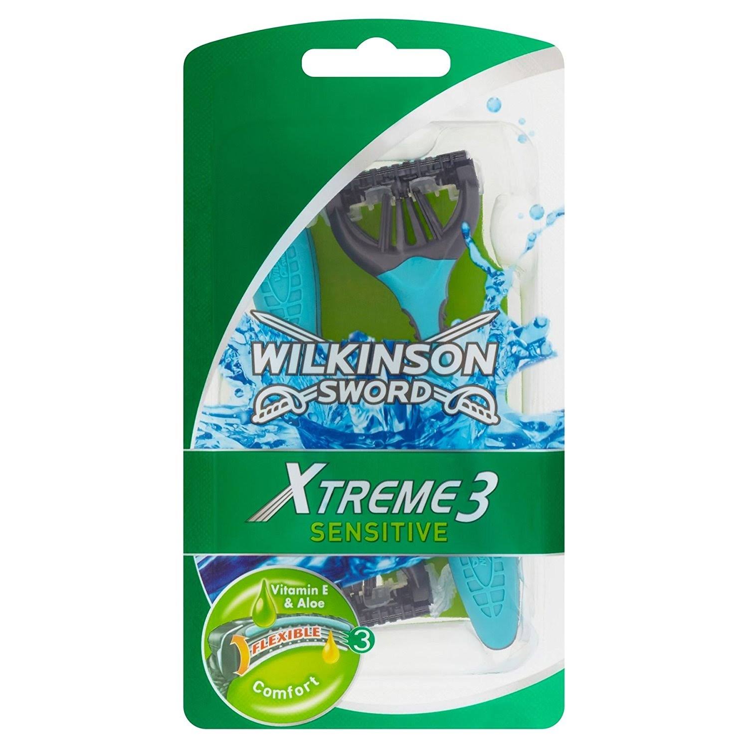 Wilkinson Men's Sword Xtreme 3 Sensitive Disposable Razor - 4pk
