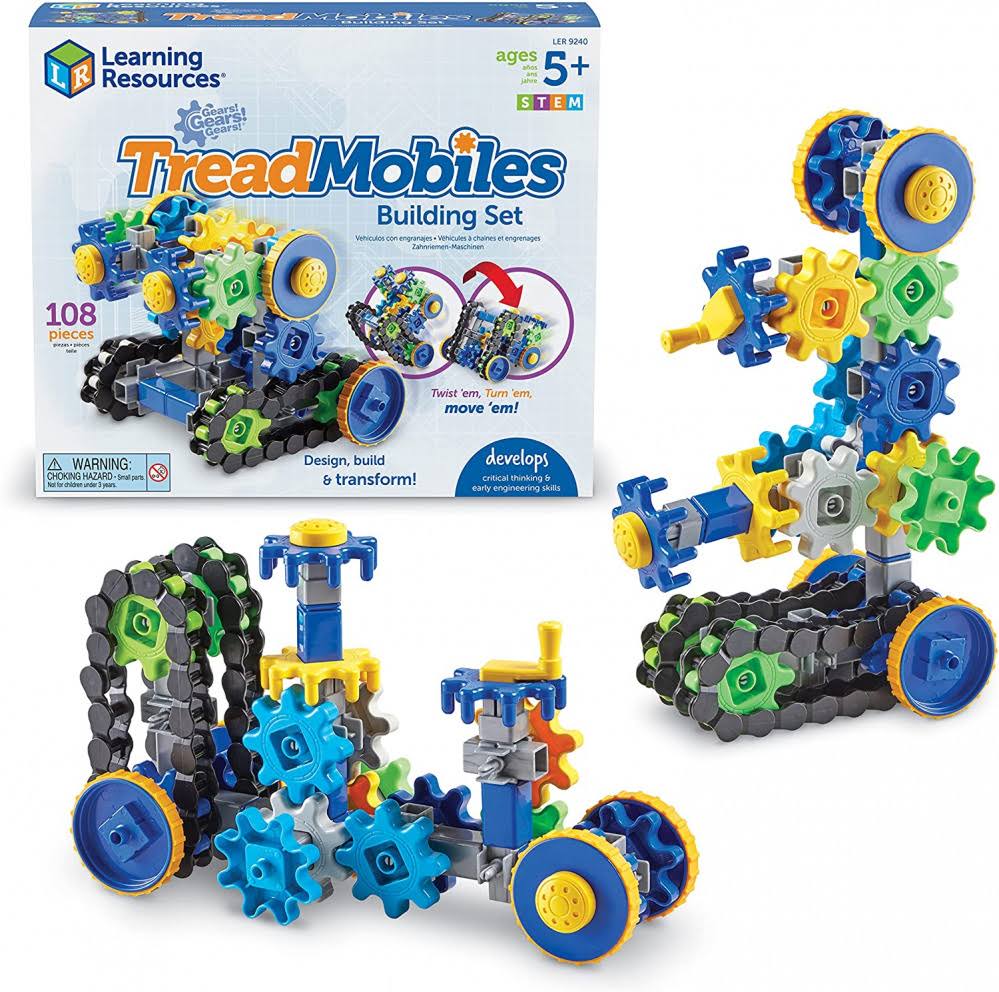 Learning Resources Gears! Gears! Gears! TreadMobiles Building Set