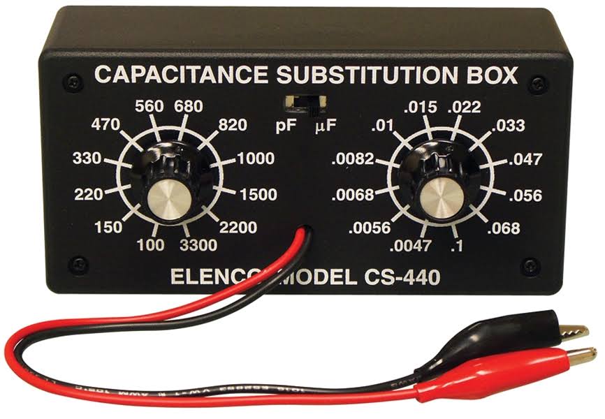 Elenco Cs440 Capacitor Substitution Box