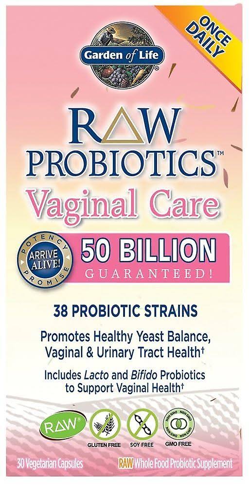 Garden of Life Raw Probiotics Vaginal Care - 30 Vegetarian Capsules