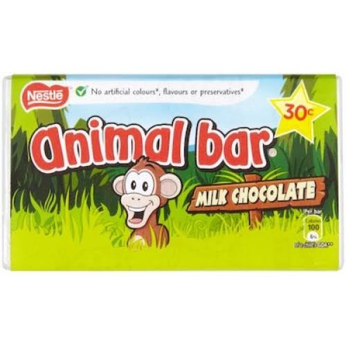 Animal Bar Milk Chocolate Pack