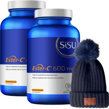 Ester-C 600mg + Bioflavonoids – 120 Vcaps + 120 Vcaps (2fordeal) + Bonus Item
