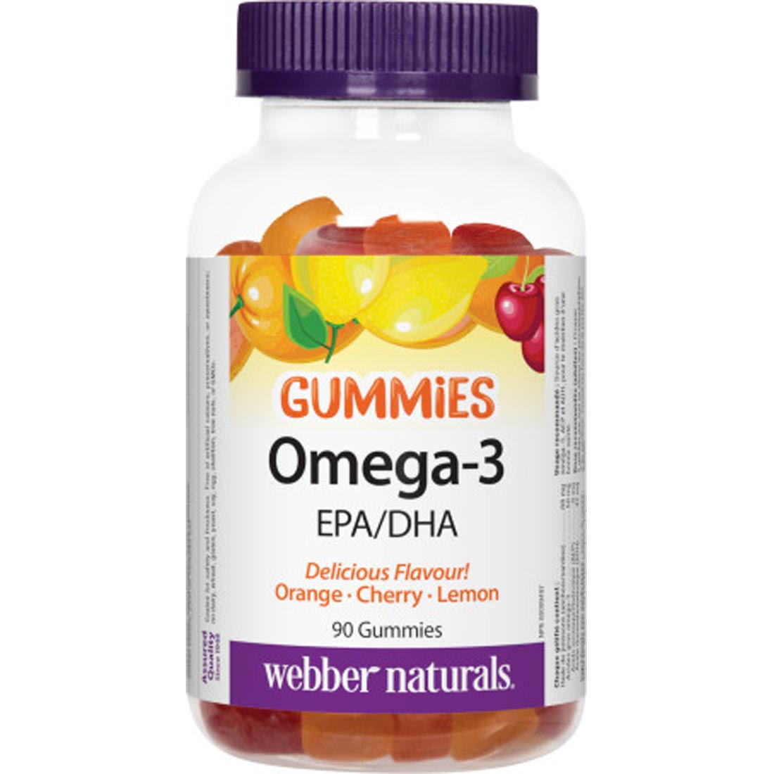 Webber Naturals Omega 3 Gummies - 50mg, 90ct