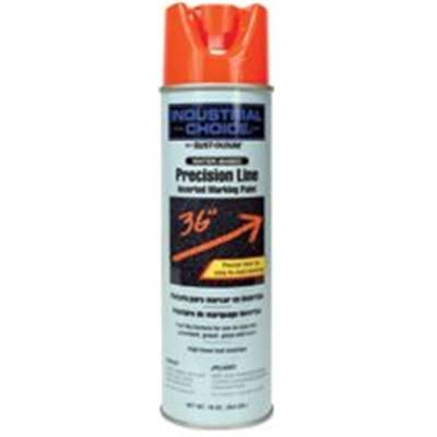 Rust-Oleum M1800 System Precision Line Inverted Marking Spray Paint - Fluorescent Red, 17oz